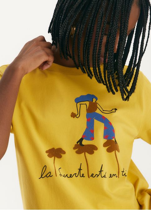 T-shirt classic suerte amarelo