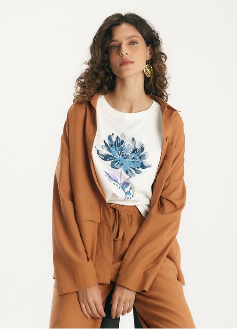 T-shirt box buenos dias off white