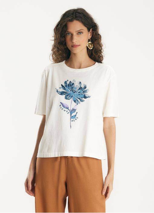 T-shirt box buenos dias off white