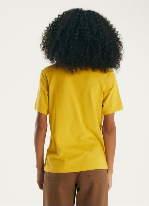 Blusa básica algodão classic amarelo