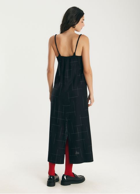 Vestido alfaiataria xadrez modern