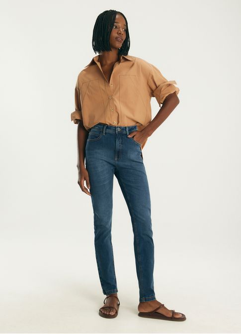 Calça jeans skinny comfort viva jeans