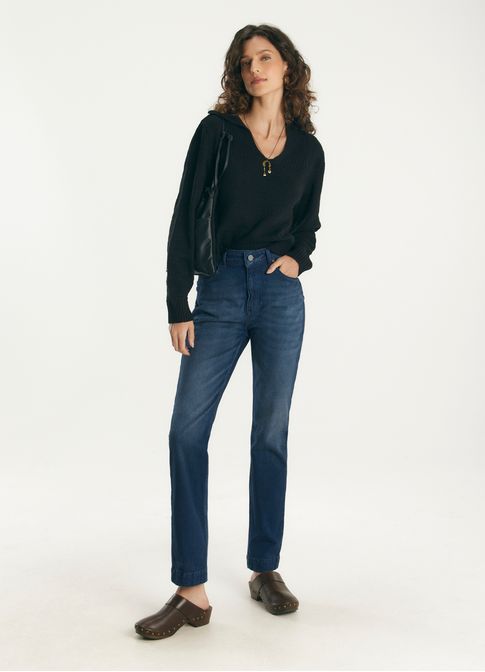 Calça jeans skinny comfort stone jeans