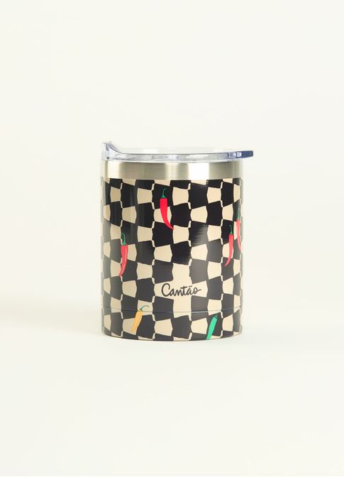 Copo térmico estampado chilli