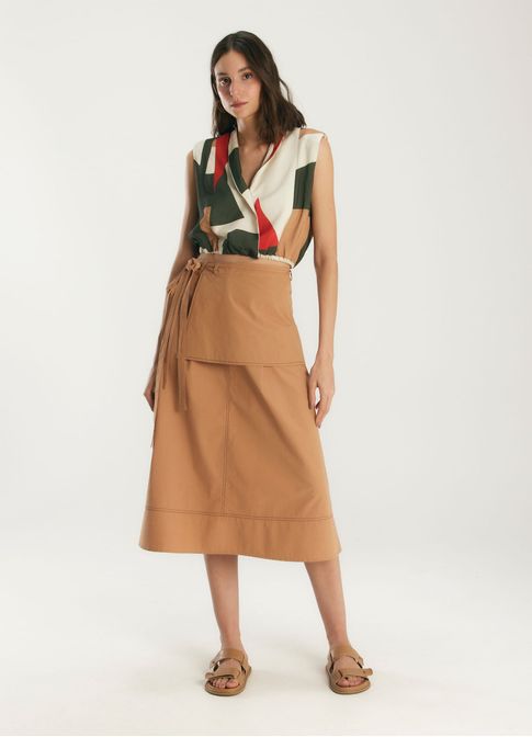 Cropped estampado samora