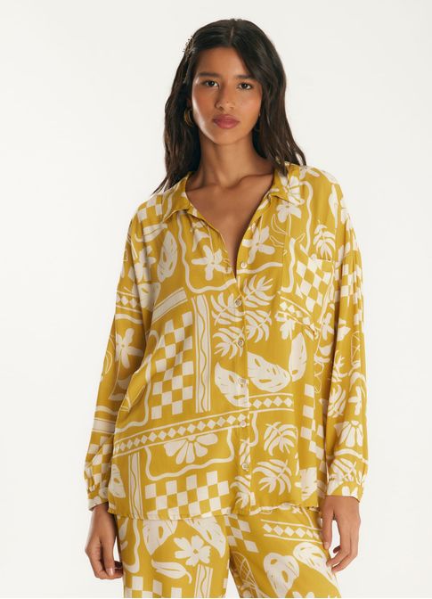 Camisa estampada barrio