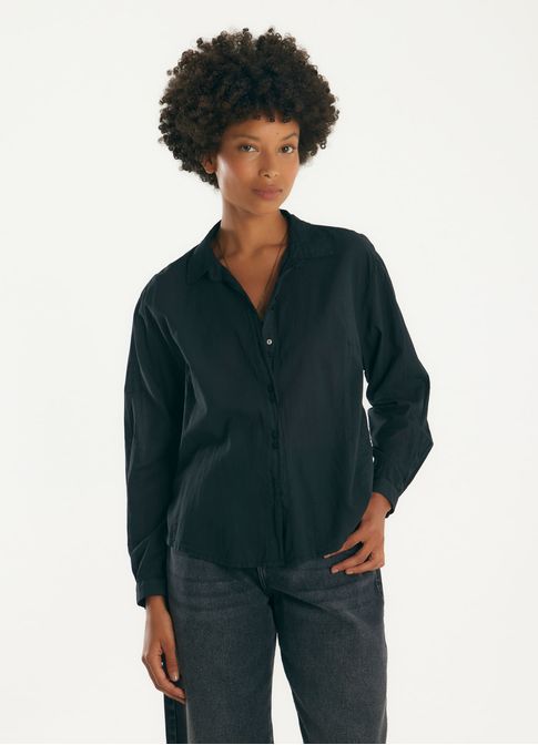 Camisa voil classic preto
