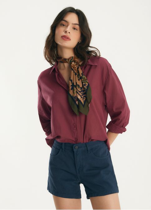 Camisa voil classic vermelho