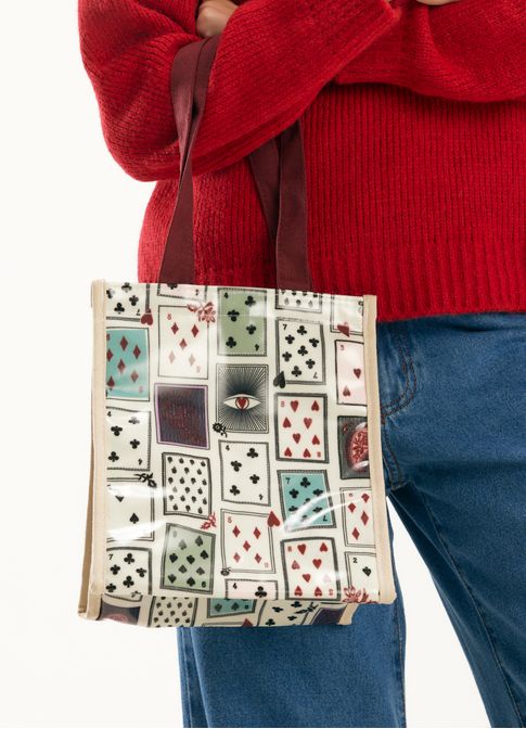 Cooler bag estampada carteado