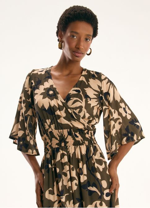 Vestido estampado flora