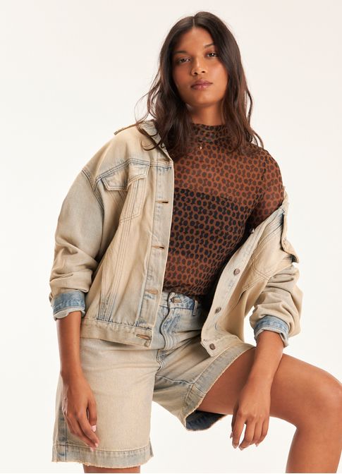 Blusa tule padrão nós