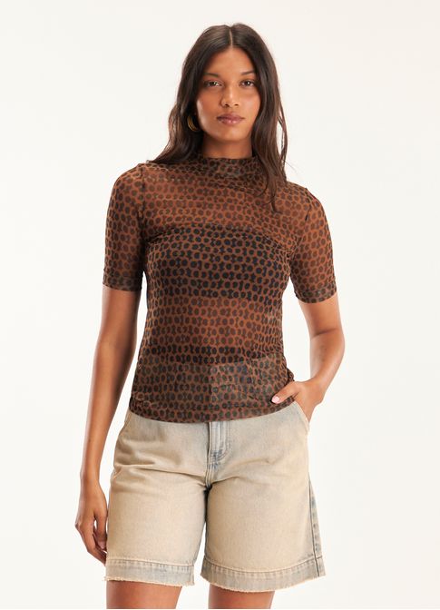 Blusa tule padrão nós