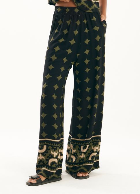 Calça estampada catalina