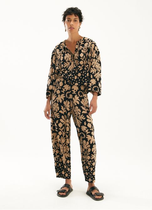 Calça estampada alba