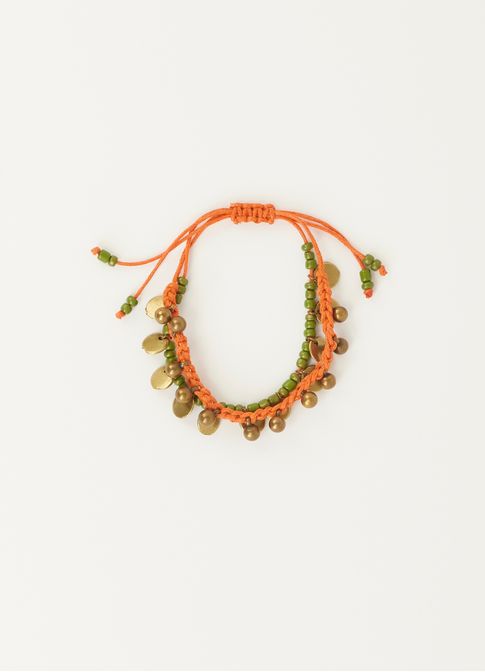 Pulseira dupla medalhinhas