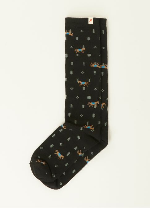 Meia estampada diana