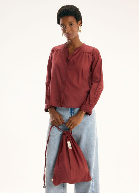 Camisa voil movimento premium vermelho