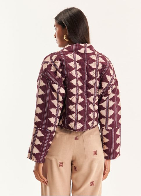 Casaco mix estampado colina campina