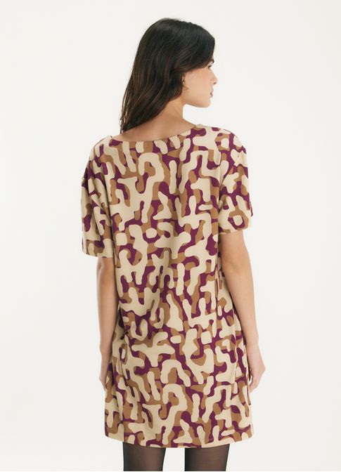 Vestido curto moletinho est sierra
