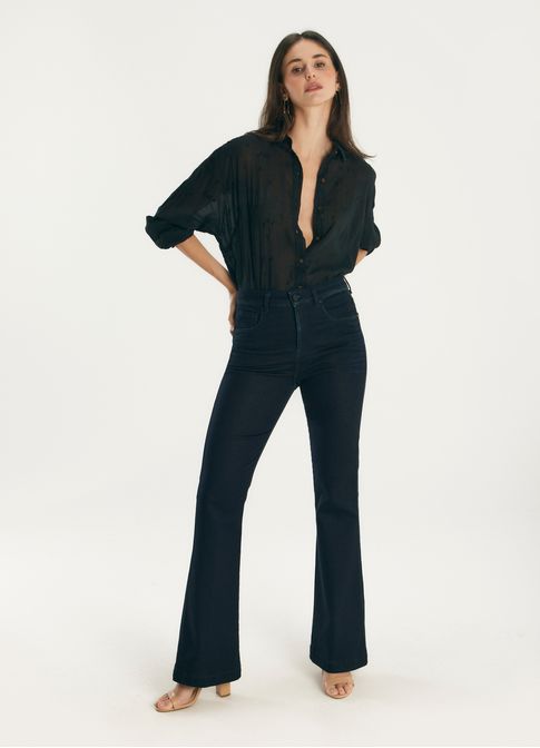 Calca jeans a flare ultra comfort jeans
