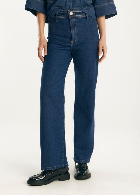 Calca jeans a new reta jeans
