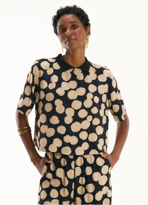 Blusa golinha est polka dots