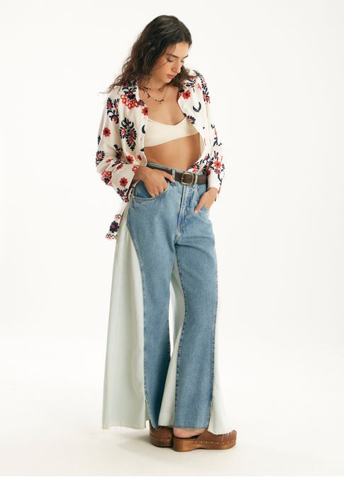 Calca jeans a pantalona premium jeans