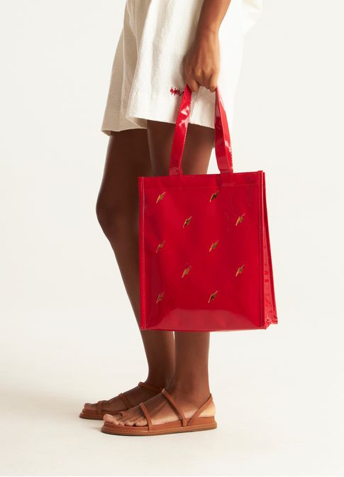Cooler bag raios vermelho