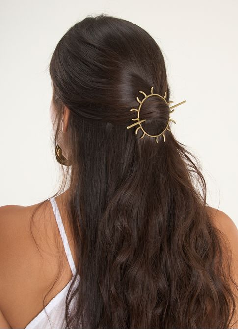 Acessório de cabelo solar
