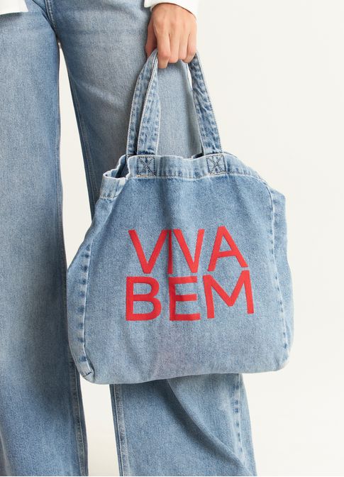Calça wide leg premium bag jeans