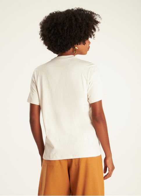 T-shirt classic viva areia