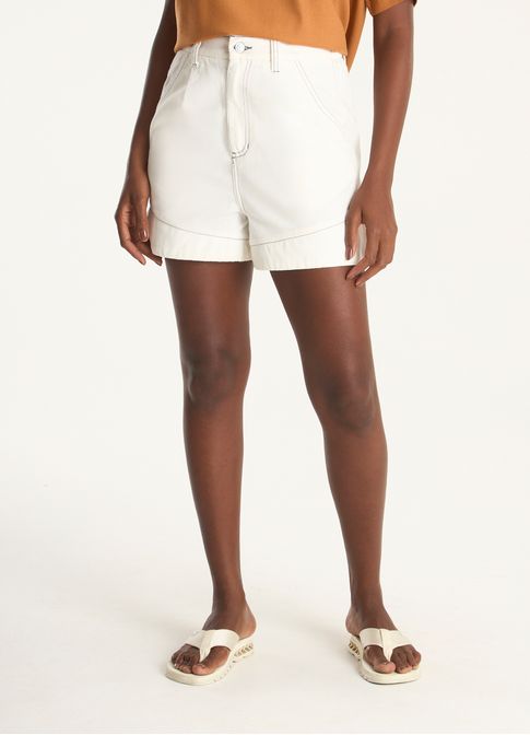 Bermuda sarja pespontos off white