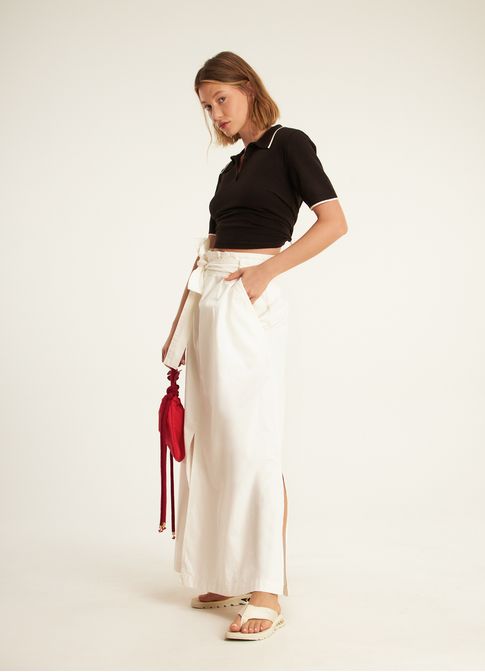 Saia sarja clochard pregas off white