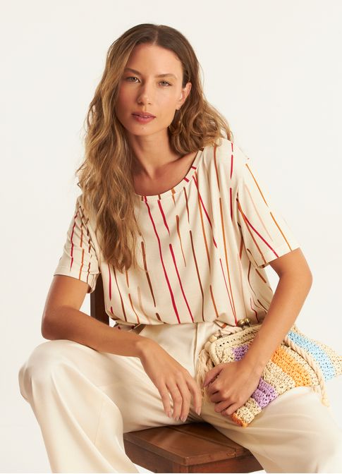 Blusa digital estampada garoa