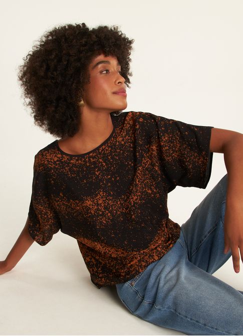 Blusa box est vulcao