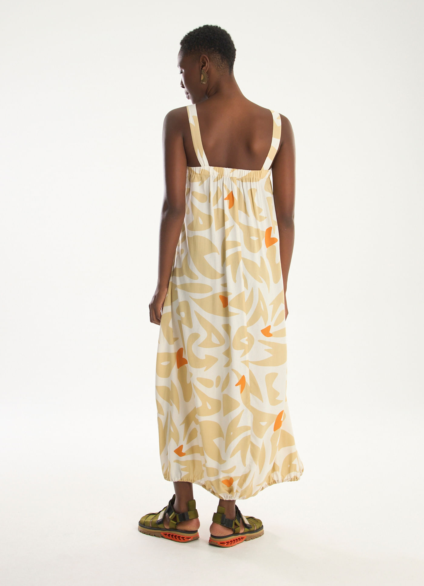 Vestido alça estampado ritma