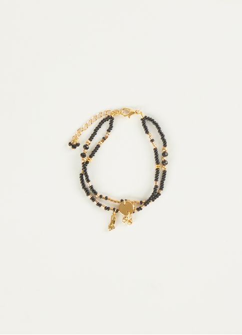 Pulseira miçanga amuletos