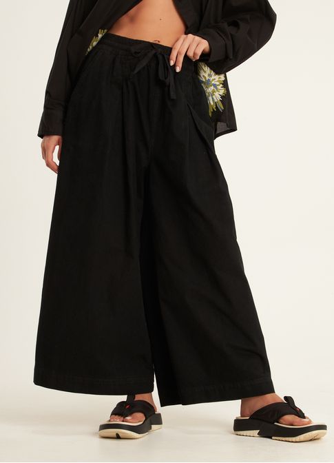 Calça sarja ritmo preto