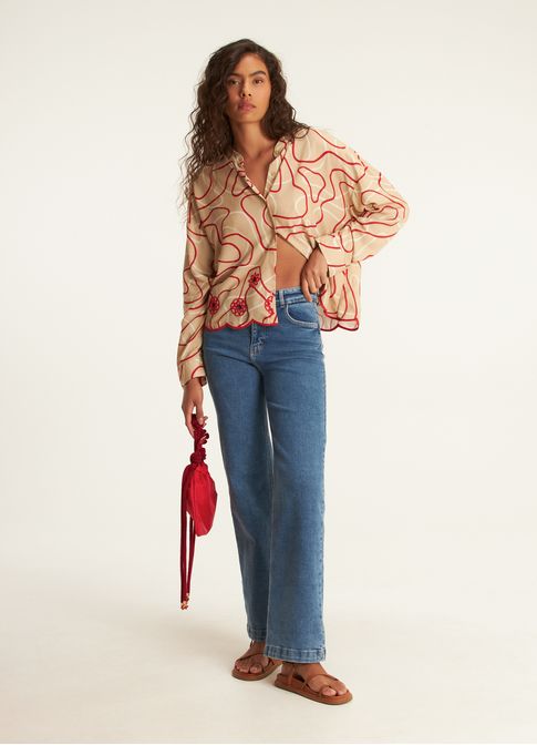 Calça super reta cantão 1967 jeans