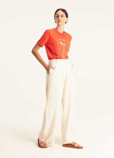 T-shirt classic more tequila vermelho