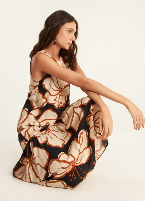 Vestido estampado espatódea