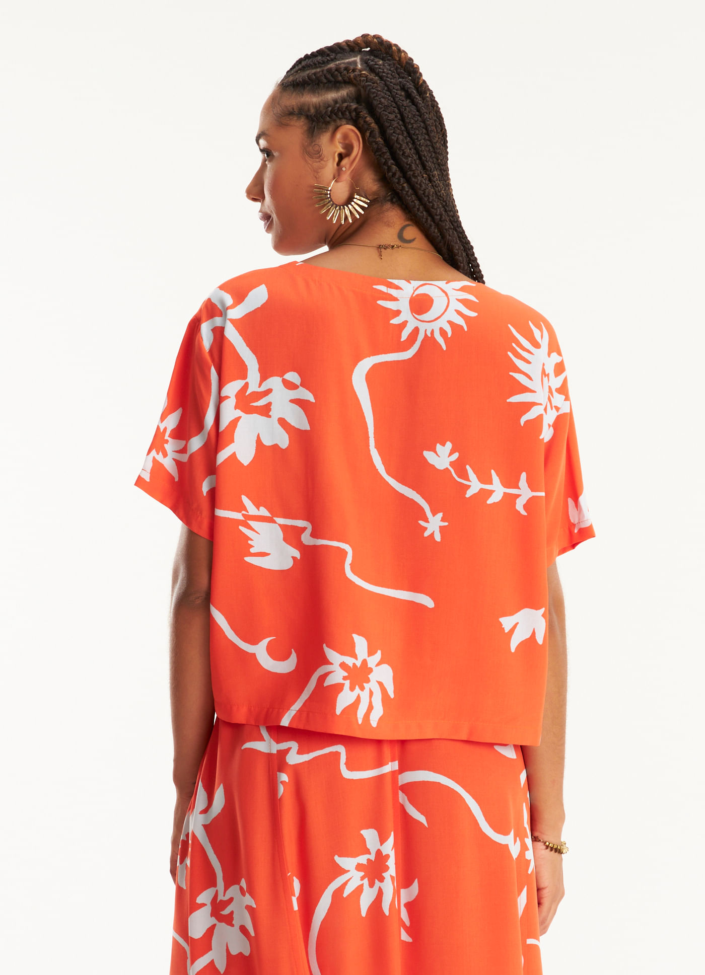 Blusa manga est agave