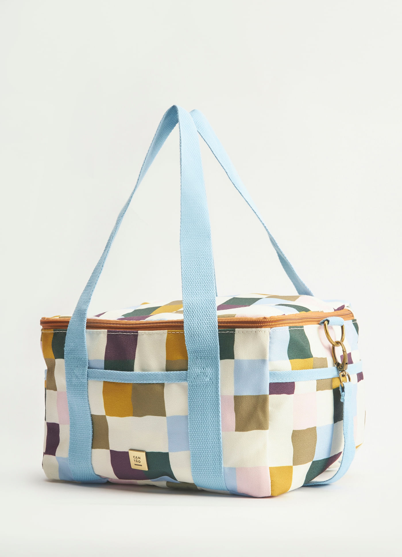 Cooler bag estampada pixelada