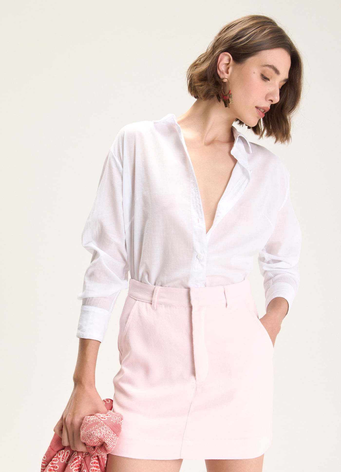 Camisa voil classic branco