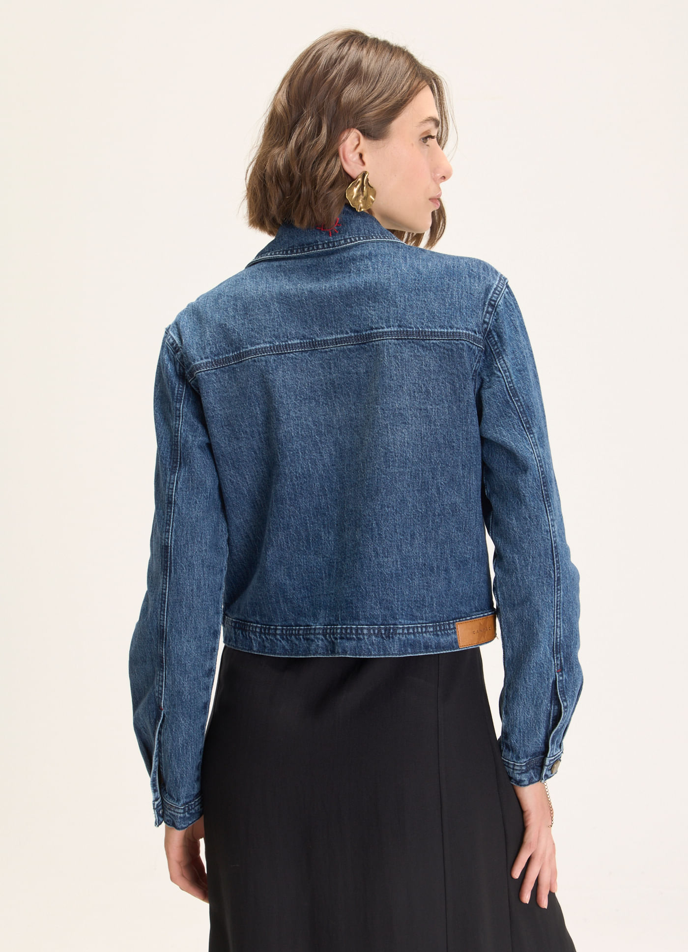 Jaqueta jeans basic jeans