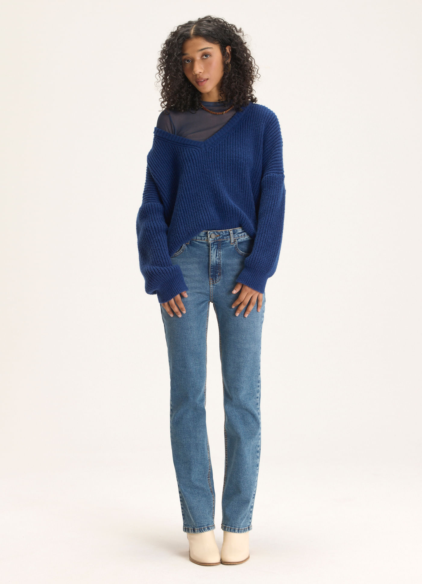 Calça reta fit comfy cantão 1967 jeans