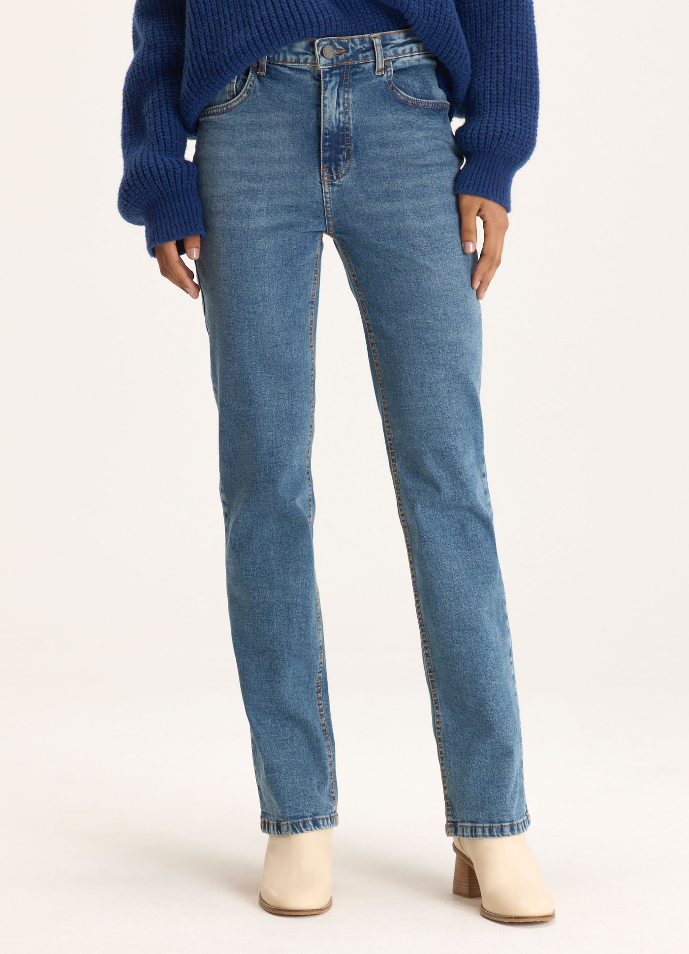 Calça reta fit comfy cantão 1967 jeans