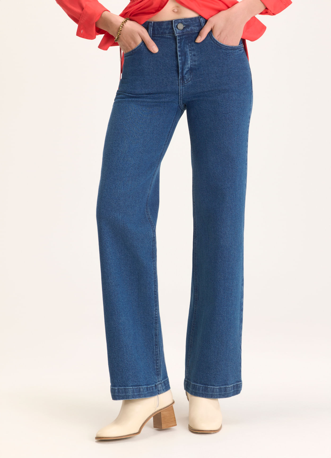 Calça jeans super reta cantão 1967 jeans