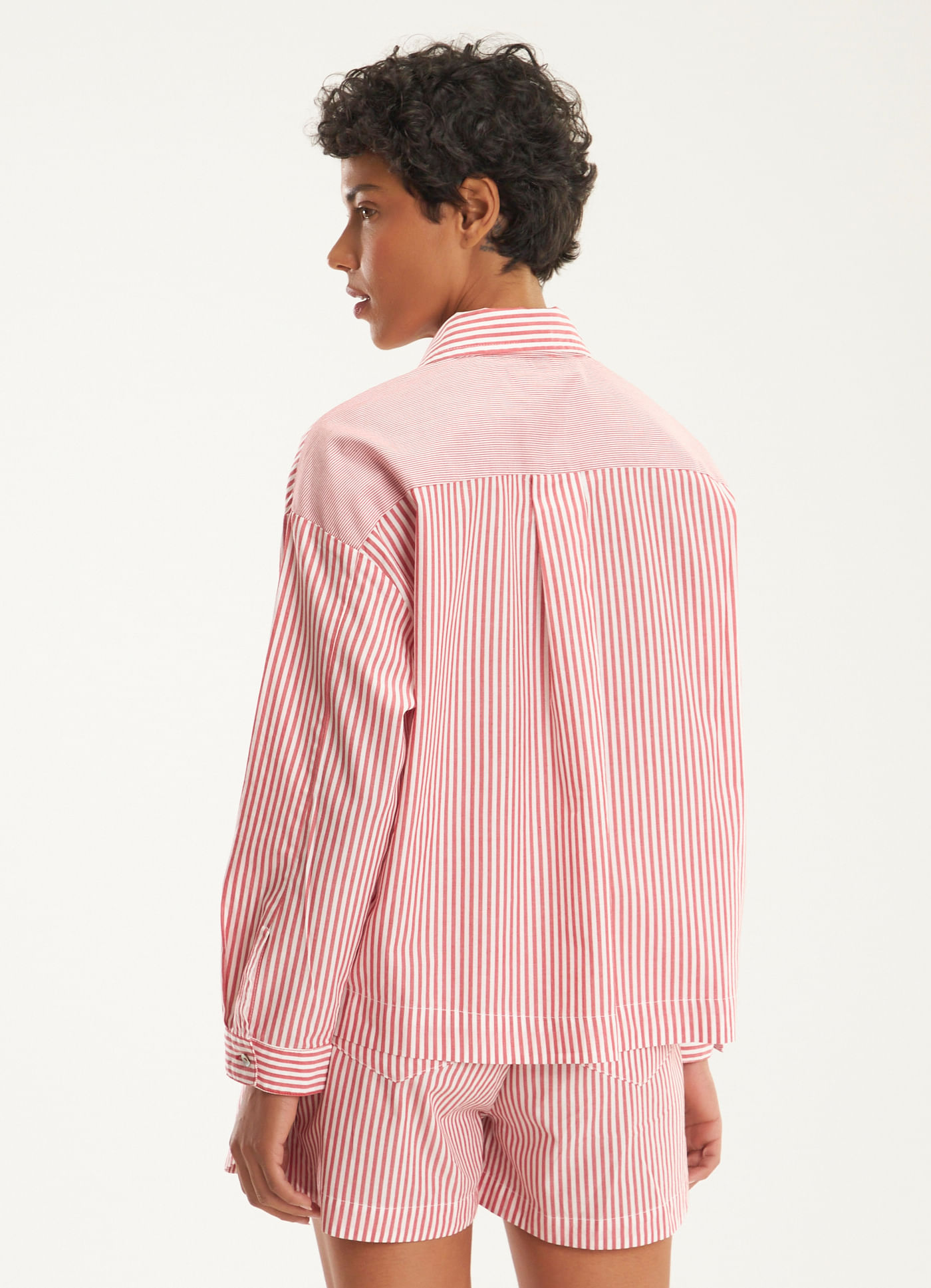 Camisa algodão mix listras viva bem