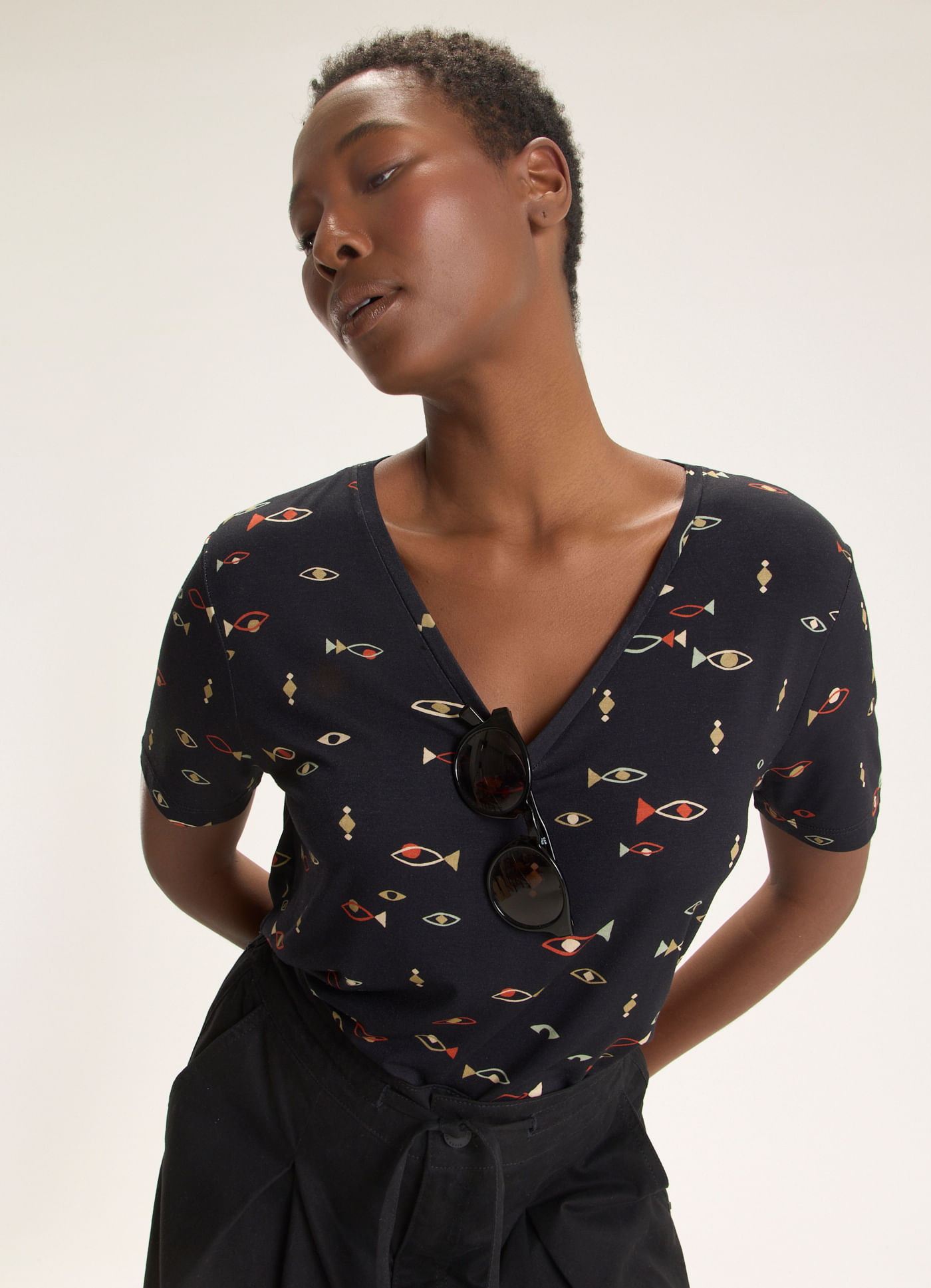 Blusa digital estampada betta